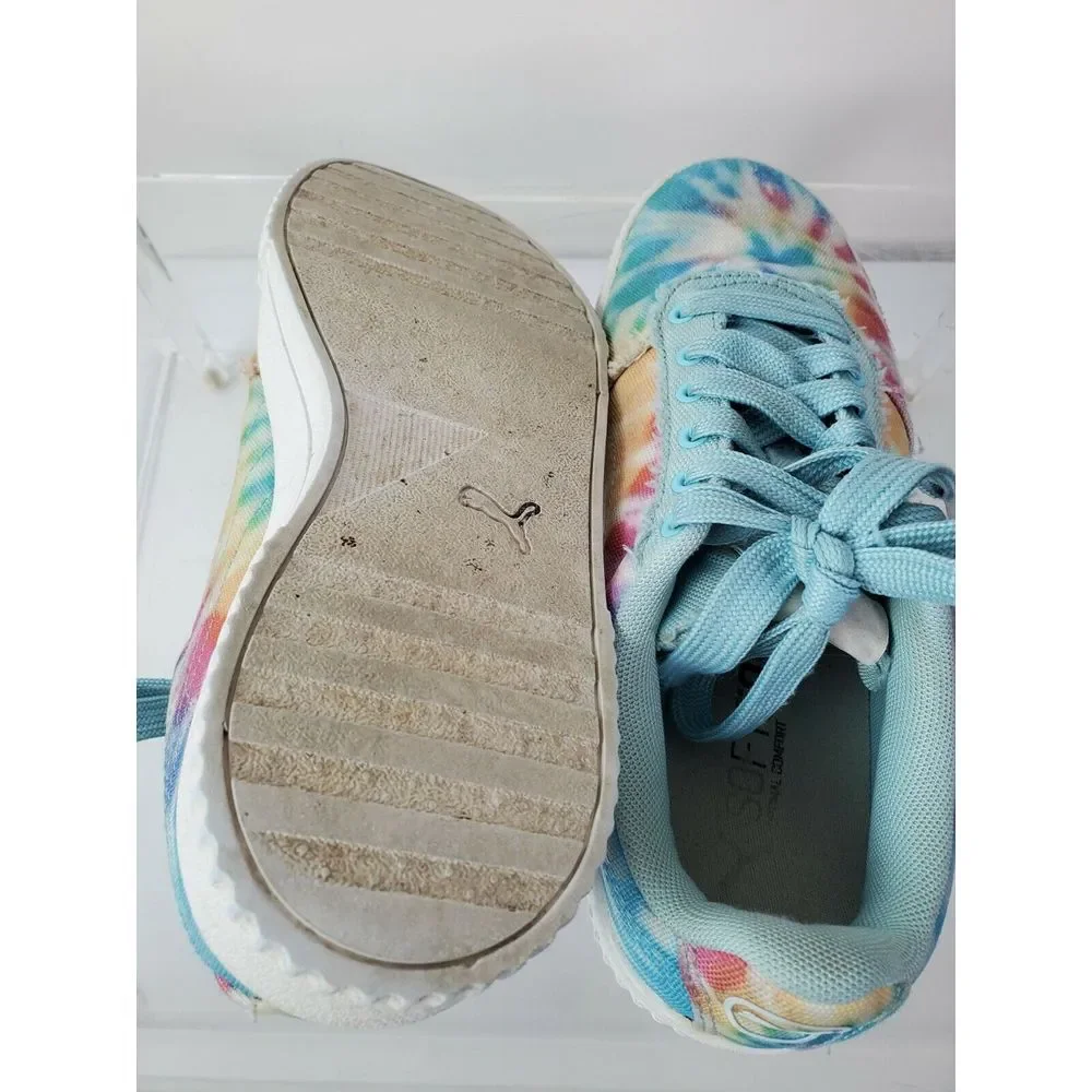 Puma Carina Summer Cat Tie Dye Sneaker Kids‎ Size 6C/Women's 7.5